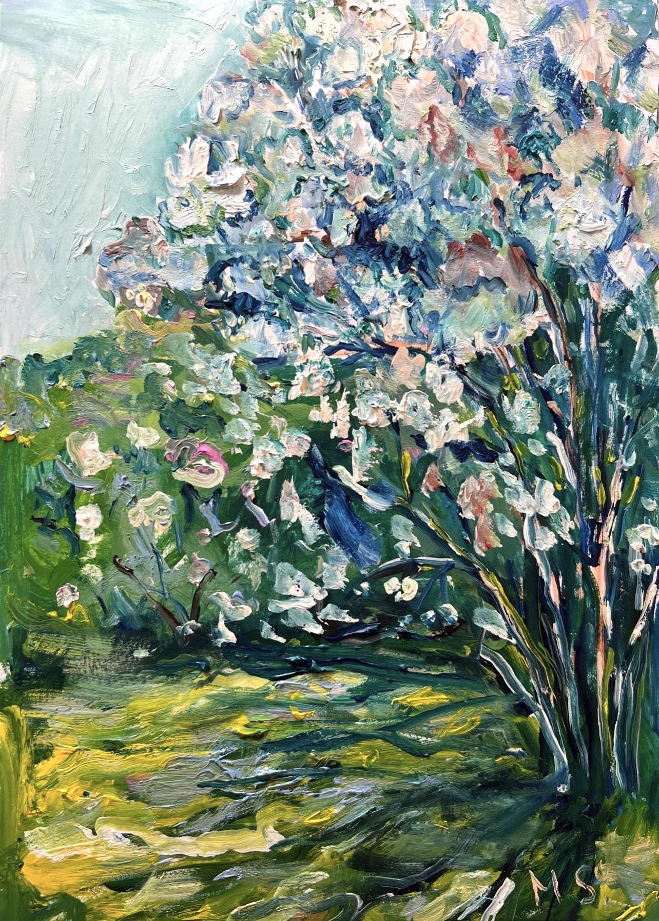 Spring Blossom painting by Ukrainian artist Marina Stognieva